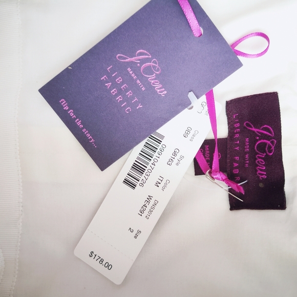 J. CREW Liberty One-Shoulder Bow Dress - Picture 6 of 7